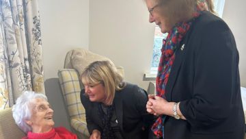 HC-One care home welcomes Deputy Minister for Social Services Julie Morgan MS